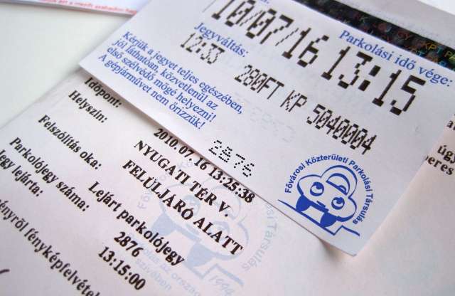 Már 6.000 forinttól indul a parkolási bírság