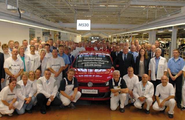 A teljes Golf-mennyiség több mint fele Németországból jött