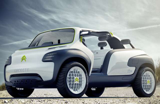Ezúttal a Lacoste-tal csinált autót a Citroën