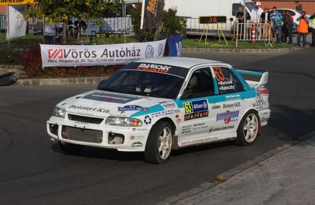 Leszakadt Maricsek diffije a Mecsek rallyn