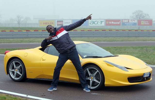 Usain Bolt szerint, ha ő autó lenne, Ferrari lenne