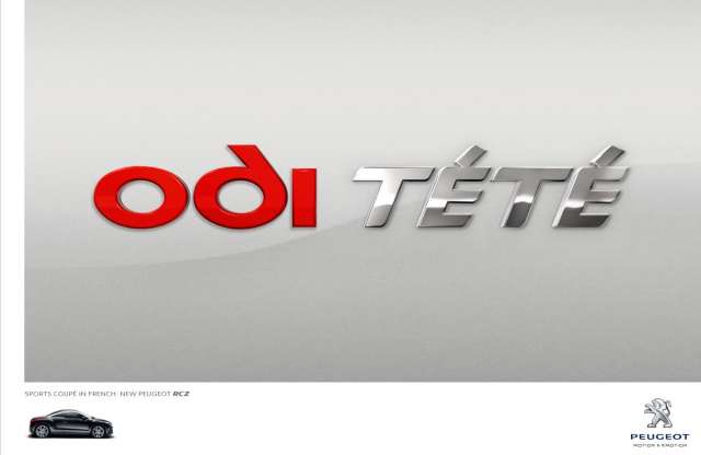 Pimasz Peugeot RCZ reklámok
