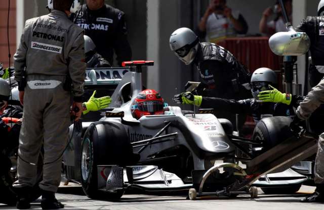 A boxban Schumacher volt a leggyorsabb