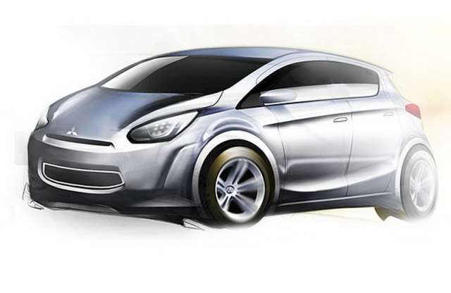 Ilyen lesz az új Mitsubishi Colt