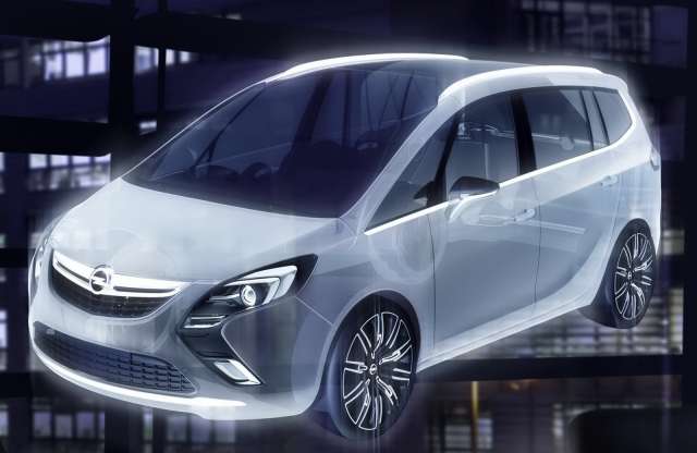 Hologramos bemutatón az Opel Zafira