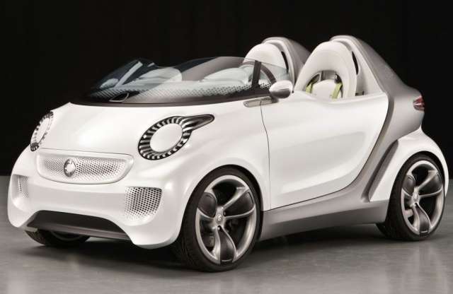 Szélvédő nélküli elektromos élményautó a smarttól