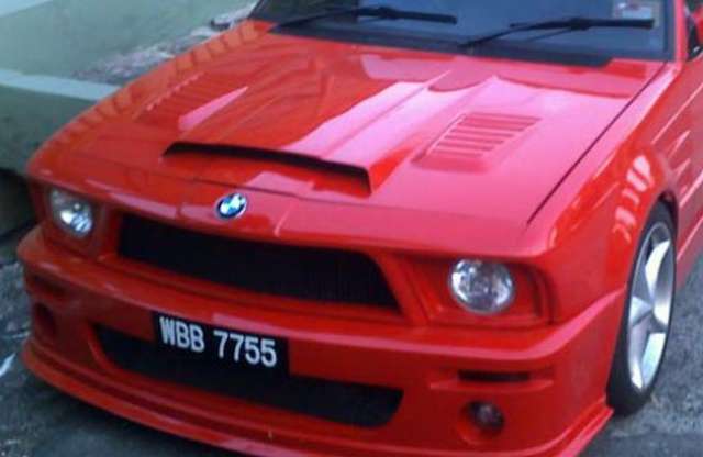 7-es BMW-ből gyúrt Mustang és Skyline