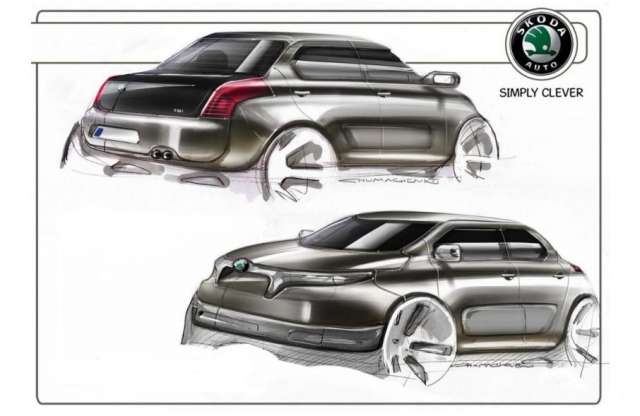 Így fog kinézni az olcsó Skoda?