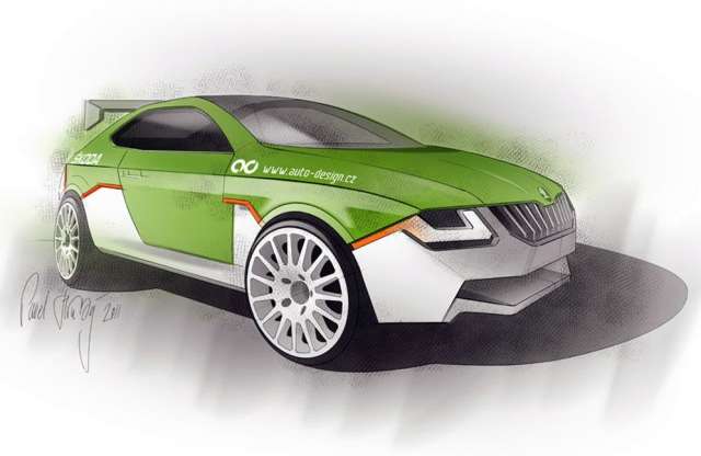 Raliautó nem létező Skodából