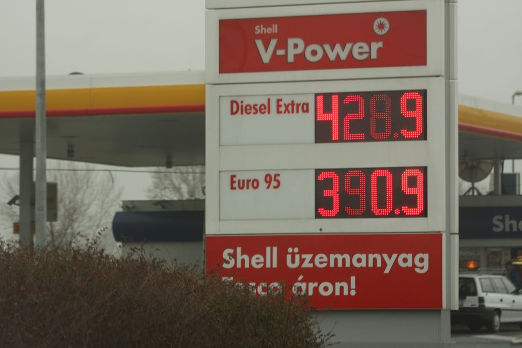 Shell üzemanyag árak ma