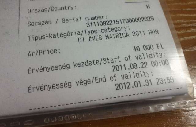 Áprilistól már nem éri meg az éves autópályamatrica