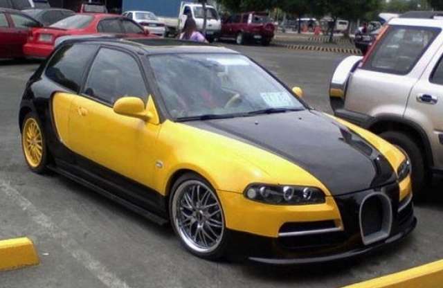 Nem kellett volna! Már megint egy gnóm Bugatti