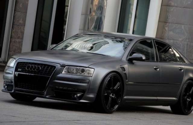Fegyvernek látszó Audi S8: Superior Grey Edition