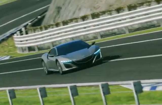 Versenypályán a vadonatúj Acura NSX