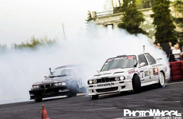 Pickup BMW tarolt a Drift OB első futamán