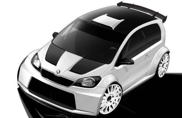 Raliautó és dj-pult Skoda Citigo alapon