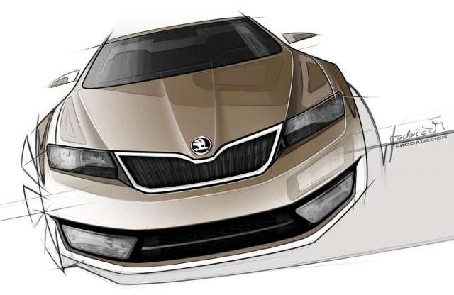 Kémfotók után immár gyári forrásból is publikus a Skoda Rapid