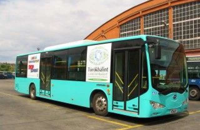 Két hétig teszteli a kínai villanybuszt a BKV