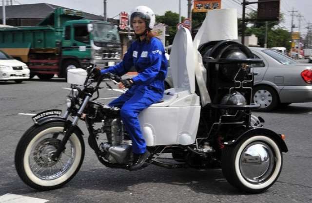 Kakihajtású tricikli Japánból – és ez nem vicc