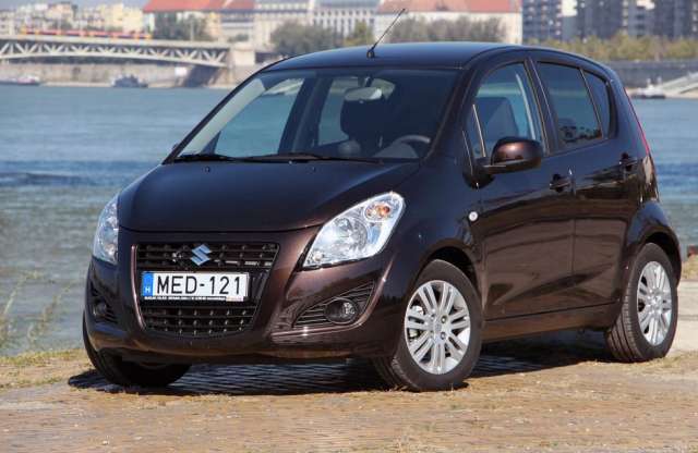 Medvebarna színű, nagy arcú kis Suzuki: teszten a Splash