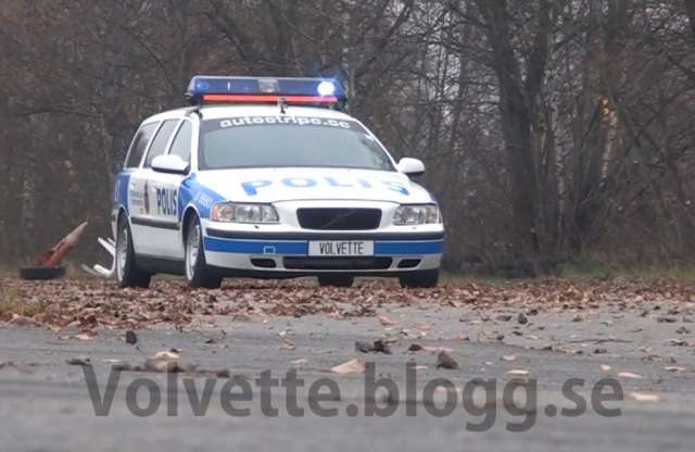 Volvo rendőrautó még sosem volt ilyen vagány