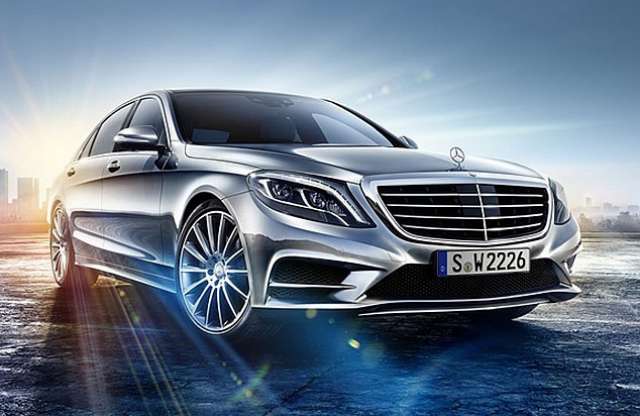 Gyári képen az új S-osztályos Merci