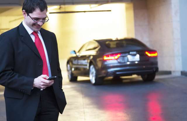 Parkolójegyet vált az Audi