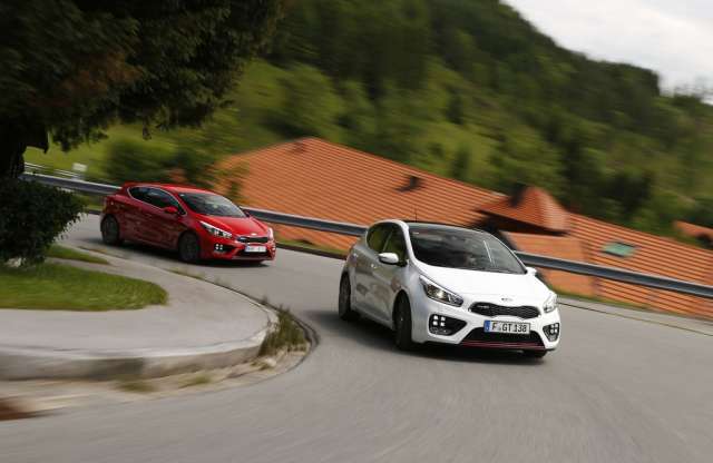 Vezettük a két legsportosabb Kiát