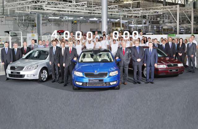 Elkészült a négymilliomodik Skoda Octavia