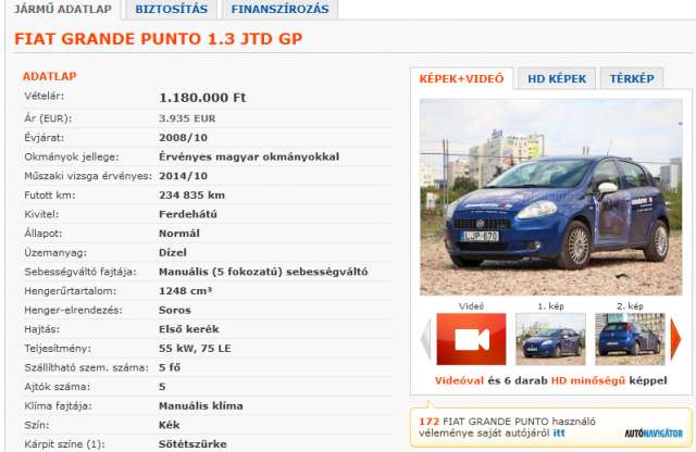 Már videóval is hirdethetők a használt autók