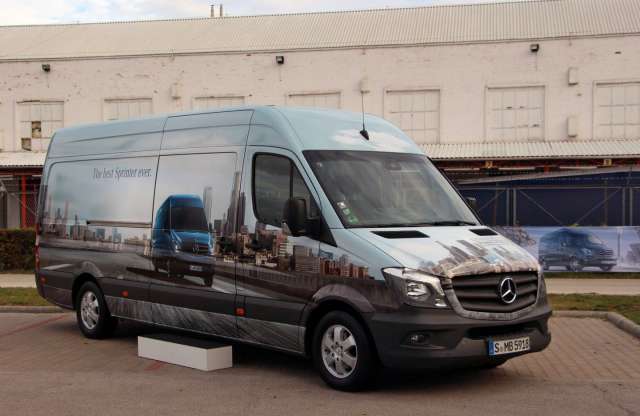 6,3 litert fogyaszt az új Mercedes Sprinter