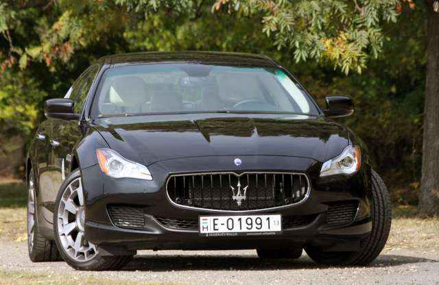 Exkluzív próbán a csodás Maserati Quattroporte