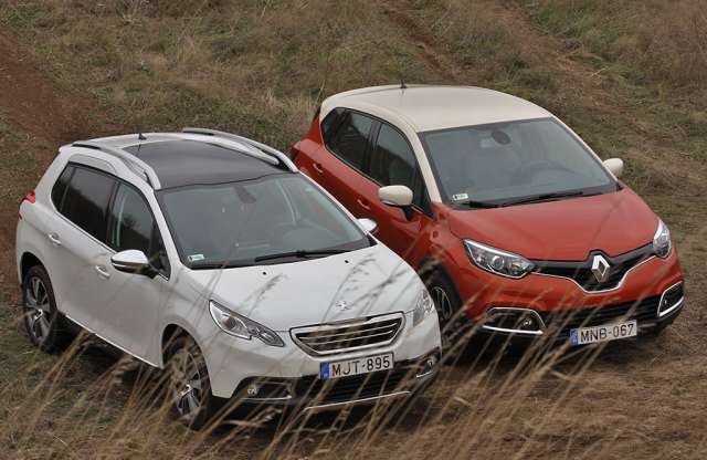 Melyik a jobb? Peugeot 2008 vs. Renault Captur