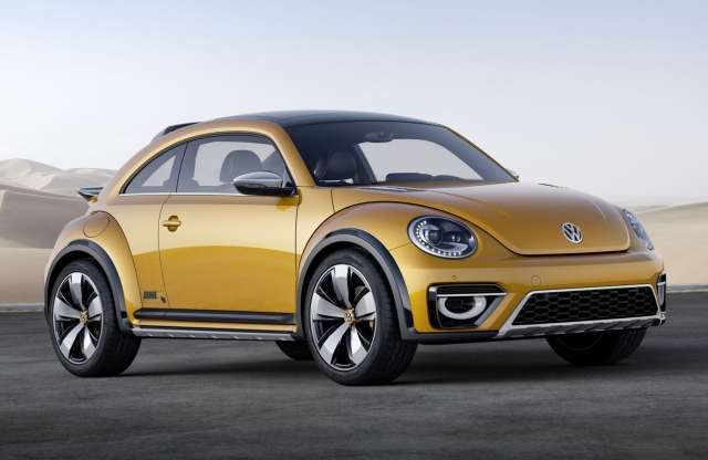 Homokfutó tanulmány a VW Beetle-ből