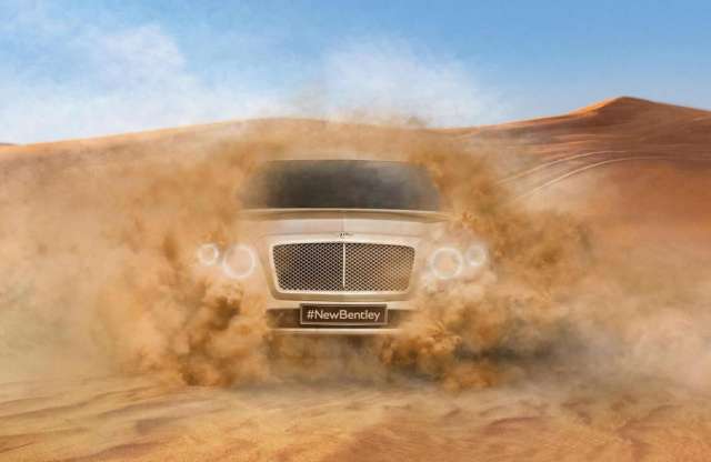 Neve nincs, de az orra már megvan. Részletfotón a Bentley SUV