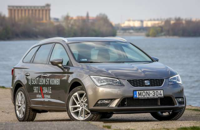 Szép nagy bendő spórolósan. SEAT Leon ST teszt