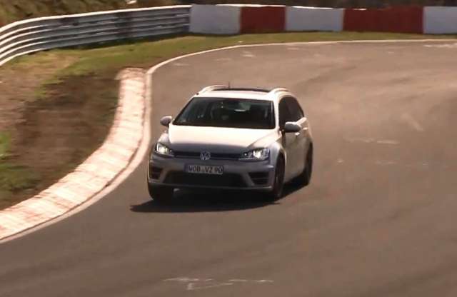 Videón a Golf Variant R nürburgringi próbája