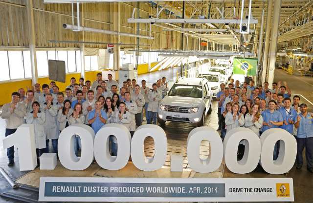 Elkészült az egymilliomodik Dacia Duster