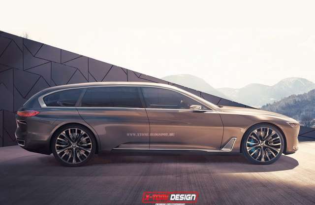 Kombi a legnagyobb BMW-ből – még csak hazai rajzon