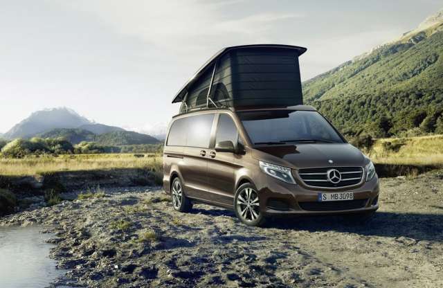 Prémiumkemping Mercedes-módra: V-osztály Marco Polo