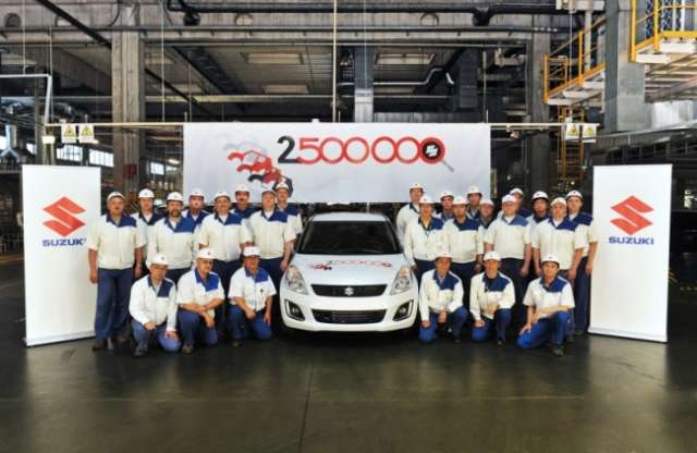 Esztergomi mérföldkő: már 2,5 millió felett jár a Suzuki