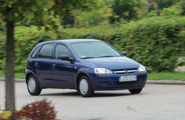 Hamar elment. Opel Corsa C 1.2 használtteszt