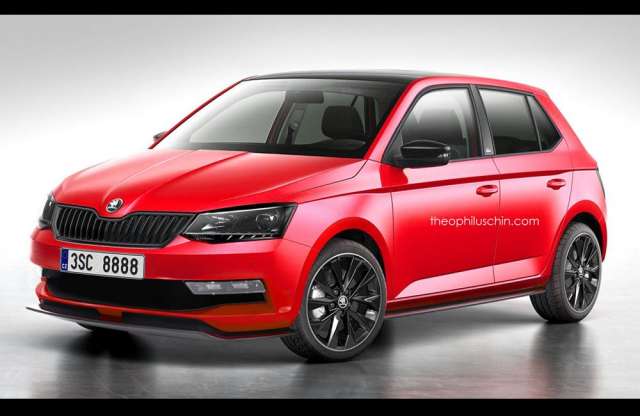 Digitális grafikán a Skoda Fabia Monte Carlo