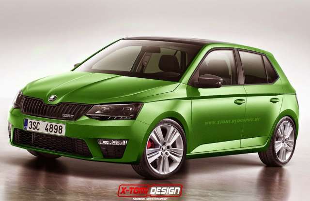 Grafikán a Skoda Fabia RS és a Scout