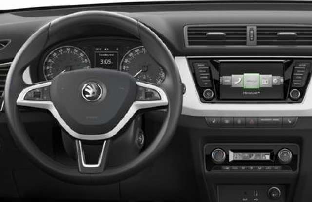 Új Skoda Fabia: íme a műszerfal