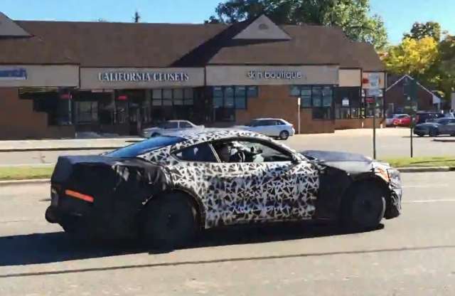 Alig indult be, ezért könnyű volt lekapni a Mustang GT350-et