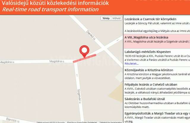 Szeretnéd tudni, hogy hol van dugó Budapesten? Segít a BKK Info