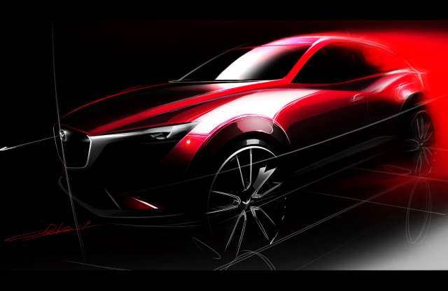 Kompakt vagy mini? Első képen a Mazda CX-3 SUV