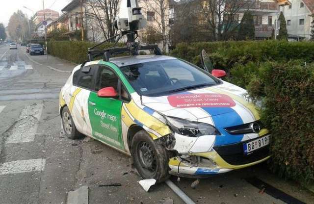 Google autó amortizálódott Szerbiában