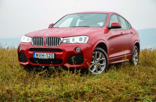 Dögös vörös bömös – BMW X4 30d teszt